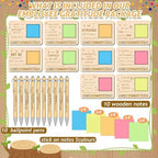 Kosiz 10 Set Wooden Sticky Note Holder Kit - Image 3