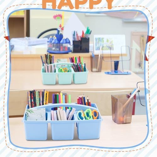 Lineshading 12 Pack Classroom Caddy with 6 Compartments (Boho Color) - Image 5