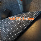 Large Felt Desk Pad Mat Non-Slip Desktop Protector, Table Accessories for Home and Office(Light Gray,55.1"x23.6") - Image 4