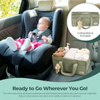 PeraBella Diaper Caddy Organizer for Changing Table, Storage Basket for Wipes, Gift for Baby Shower, Car Organizer, Nursery Organizer, Portable Storage - Image 6
