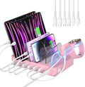 SooPii Premium 6-Port USB Charging Station Organizer for Multiple Devices by Soopii
