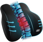 Skechers Memory Foam Lumbar Pillow,Lumbar Support Pillow for Office, Chair Lower Back Pain Relief Lumbar Pillow, Ergonomic Design Back Support Pillow for Office Chair, Car, Home, Travel,Black by Unknown