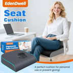 Seat Cushion, Office Chair Cushion, Chair Pad, Large, Gray, Large - Image 7