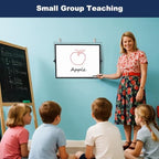 TSJ OFFICE Small White Board - 18 X 14 Inches Black Framed Dry Erase Board - Image 5