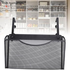 Fockety Desk Side Storage, No Drill Steel Under Desk Storage Laptop Holder, Mesh Hanging Desk Organizer, Clamp On Desk Shelf, Side Desk Organizer, Desk Storage Holder for Office and Home - Image 6
