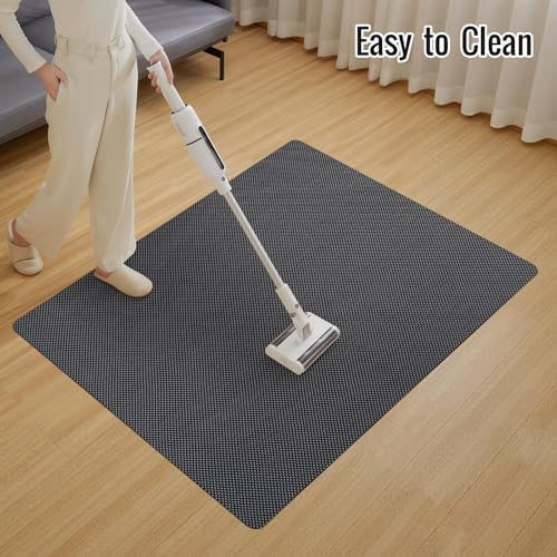 Office Chair Mat for Hard Floors,36"x55" Anti-Slip Waterproof Hardwood Floor Chair Mat,Heavy Duty Floor Protector Rolling Chairs for Home Office(Grey) - Image 4
