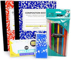 Secondary School Essentials Bundle | 1 Box - 51 Pieces per Box | School Supply Boxes - Back to School Essentials Includes Folders, Notebooks, 1" Binder, Mechanical Pencils, Index Cards, Highlighters, & Pens - Image 4
