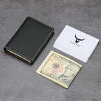 HISCOW Full Grain Leather Business Card Holder Case - Image 3