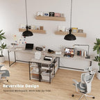 YOSHOOT 63" L Shaped Computer Desk, Gaming Desk - Image 3