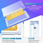 SATINIOR 20 Pcs 180 Pt Acrylic Magnetic Card Holders 2.5 x 3.54 Inch Tag Holder Clear Protectors Hard Plastic UV Protection Case for Sports Baseball Card Trading Storing Displaying - Image 3