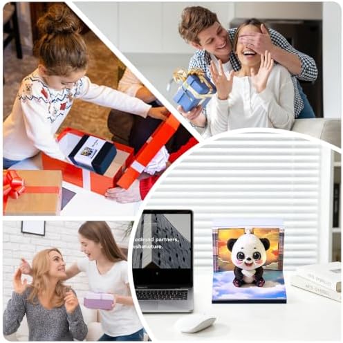 3d Calendar 2027,Hand Tear DIY Art 3d Calendar,Perfect Combination Of Artistic And Practical Design With Lights,Suitable For Note Taking,Decorative Ornaments,Holiday Gifts (panda) - Image 6