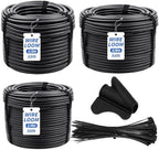 Oleitodh 1/4" 1/2" 3/8" OD Split Wire Loom Tubing 150ft, with 50 Ties by Oleitodh