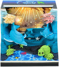 3D Time Piece Calendar, 2027 Desk Calendar With LED Light, 3d Tree Memo Pad Creative Desk Calendar, Christmas Gift for Colleague Friend, Desktop Decoration (Underwater World) by Unknown