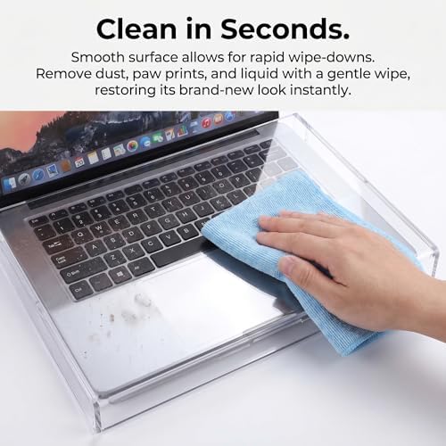 Veemoon 14inch Laptop Keyboard Cover, Transparent Acrylic Anti-Cat Keyboard Cover Clear Laptop Protective Case - Dustproof Waterproof Anti-Hit -Computer Accessories for Home School Office - Image 6