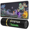 Terraria Extended Gaming Mouse Pad | XXXL 45" x 20" | 5mm Thick, Waterproof Surface, Smooth Polyester Fabric, and Natural Rubber Base (Moon Lord) by Hystar