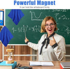 25 Packs Magnetic Dry Erase Cloth, Blue Microfiber Whiteboard Eraser Reusable Washable Cleaning Cloth for Office Home, 10x10 Inch - Image 4