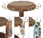 MOOCA 3-Tier Rotating Bracelet Display Stand with 42 Hooks, Jewelry Holder - Image 3