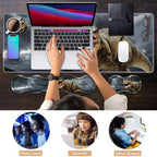Ergonomic Keyboard Wrist Rest & Mouse Pad Wrist Rest Set, Large XXL Gaming Desk Mat 31.5"x 11.8" with Memory Foam, Easy Typing Pain Relief for Office & Home, Dinosaur - Image 7