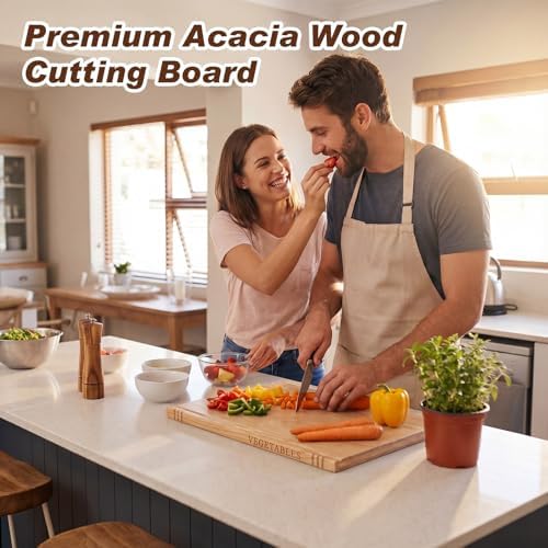 3 Pcs Acacia, Wenge & Rubberwood Chopping Wood Book Cutting Boards Set with Wooden Bookend Holder Book Shaped Solid Wood Cutting Board for Kitchen Fruits Vegetables Meat Fish Cheese Bread - Image 4