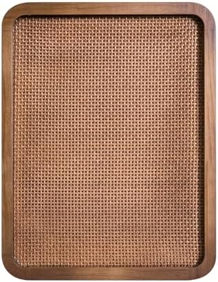 Boho Bulletin Board for Wall, 13" x 17" Aesthetic Rattan Cork Board with Wooden Frame, Decorative Pin Board for Photos, Notes & Vision Boards,Wall Organizer for Bedroom, Dorm & Office - Image 7
