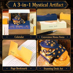 Time Piece Calendar 2027, 3D Sticky Notes Magic Cat Weekly Desk Calendar - Image 4