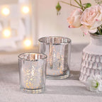 24pcs Assorted Silver Votive Candle Holders for Wedding Table Centerpieces - Image 5