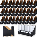 Geyee 50 Pcs Cardboard Magazine Holder Magazine File Holder, Black by Geyee