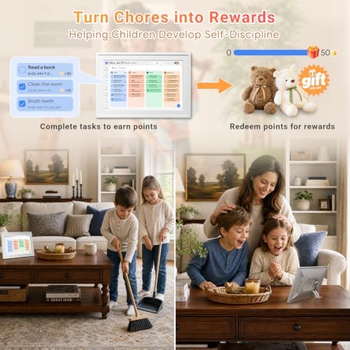 Smart Digital Calendar No Subscription 10.1" Touch Screen - Image 5