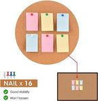 Cork Board Bulletin Board 24 x 18, Black Aluminium Framed Corkboard, Office Board for Wall Cork, Large Wall Mounted Notice Pin Board with 16 Push Pins for School, Home & Office - Image 5