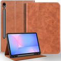 Leather Case for Samsung Galaxy Tab S10 FE Plus + 13.1 inch 2025 by FocusonNANRUILCase