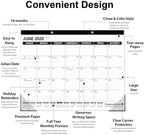 GuassLee Large Desk Calendar 2027 3 Pack, 18 Months Jan 2027–Jun 2028 - Image 3