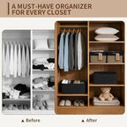 Goodpick 4 Pack Storage Baskets for Organizing Shelves, Black - Image 4