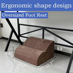 Foot Rest for Under Desk at Work.Multifunctional 3-Tier Foot Stool - Image 2