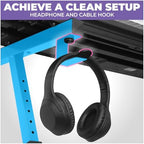 Liquid Stands Piano Keyboard Stand - Z Style Adjustable and Portable Heavy Duty Music Stand for Kids and Adults -Fits 54-88 Key Electric Pianos - Sturdy Musical Keyboard Stand (Light Blue) - Image 5