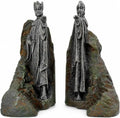 Large 9 Inch Resin Bookends - Heavy Duty Decorative Book Ends for Shelves, Book Holder Supports for Office, Library, Living Room Decor Gift by WYH
