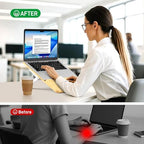AFOOYO Adjustable Bamboo Laptop Stand,Portable Computer Riser,Ergonomic Notebook Mount with Wrist Rest,Compatible with 9.8-15'' All Laptops,MacBook Air Pro/HP/Dell/Lenovo,Bamboo - Image 5
