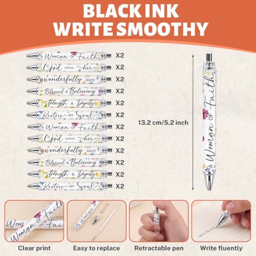 Sprial Notebooks with Pens Bulk, 48 Pack, 5.5 x 4.7 Inch Botanical - Image 3