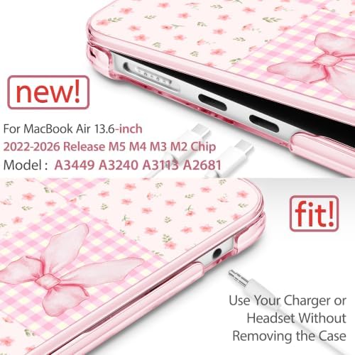May Chen Case for M5/M4/M3/M2 MacBook Air 13 inch Case 2026-2022 Release - Image 2