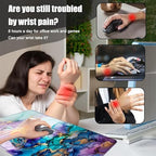 Desk Mat, Mouse Pad with Wrist Rest, 4-in-1 Large Mouse Pads for Desk, Ergonomic Mouse Pad and Keyboard Wrist Rest Gaming Keyboard Mat for Office,Abstract Ink Painting - Image 5