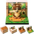 3D Calendar 2027,Time Piece Calendar 2027,Cute Corgi 3D Art Notepad Calendars,3D Memo Pad,Tear Away Calendars,Christmas Gift,New Year Gift (Corgi) by WelcomeHOTOYMDS%EF%BC%81