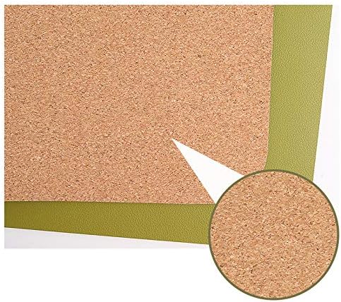 Ruby Lil Natural Cork & Leather Desk Writing Mat, Dual Use Desk Matt for Desktop,Multifunctional Office Desk Pad, PU Leather Mouse Pad,Grass,35"x 18" - Image 3