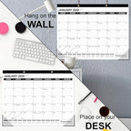 GuassLee Large Desk Calendar 2027 3 Pack, 18 Months Jan 2027–Jun 2028 - Image 4
