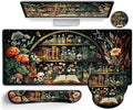 LIMKRIAN Goth Skull Mouse Pad Set Large Desk Mat for Desktop Decor by LIMKRIAN