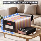 AFMAT Accordion File Organizer, 60 Pockets Expanding File Folder w/Labels, Expandable Letter/A4 Size File Folder for Bill Tax Receipt, Portable File Organizer for Home Office School AF11BK - Image 6