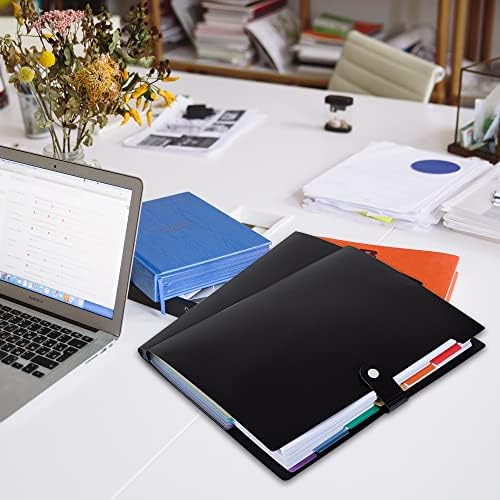 OSIMIG 10 Pack Expanding File Folders, 7 Pocket Folder Organizer, A4 Letter Size, Multicolor - Image 6