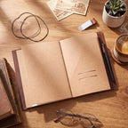 Eaasty Leather A5 Travelers Journal Notebook Cover, Russet - Image 4