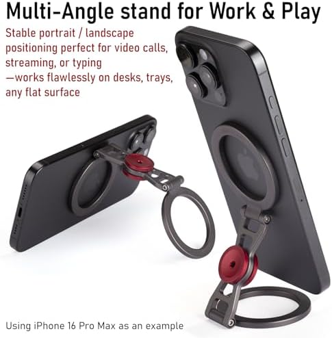 Magnetic Phone Stand & Fidget Spinner Combo for MagSafe iPhone 12‑17 - Image 3