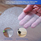 Amyracel Office Chair Mat, 30" x 48" Easy Glide Plastic Floor Mat, Clear Computer Desk Chair Mat for Hardwood Floor - Image 2