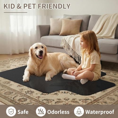 Office Chair Mat for Low Pile Carpet, 36"x48" Smooth Glide with Lip - Image 3