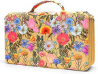 Vomgomfom PU Leather Pencil Case, Holds 100 Markers/300 Pens,Yellow Flower by Vomgomfom